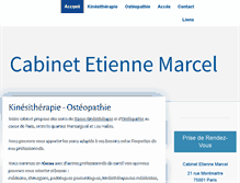 Tablet Screenshot of cabetiennemarcel.com